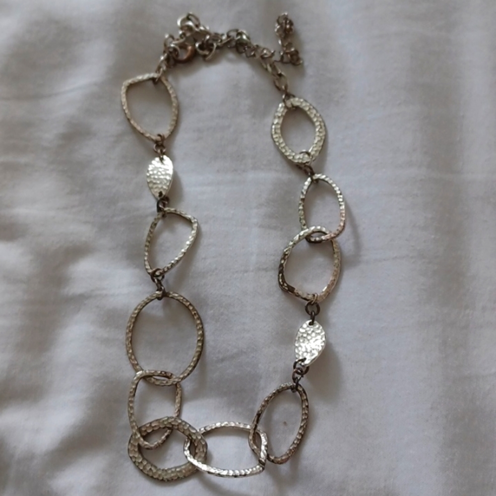 Silver plated necklace